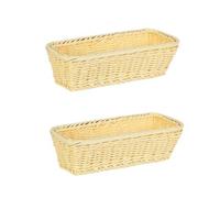Louttary Cestino In Plastica Intrecciata In Rattan Cucchiaio Forchetta Coltello Bacchette Portaoggetti per Organizer da Cucina Supporto di Scarico B