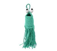Louttary Cesto per Fioriera Sospesa per Interni, Appendiabiti per Piante In Macramè, Mini Cestello Portaoggetti Sospeso per Interni, Verde