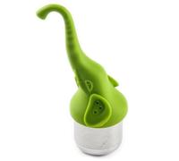 Louttary Colino da tè in acciaio inox a forma di elefante, manico in silicone, stoviglie da cucina per tè sfuso, caffè e spezie