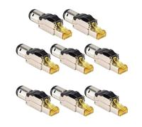 Louttary Connettore di Rete Cat 8 Attrezzi con Schermatura RJ45 Cat 8, Connettori RJ45 Cat 8 Attrezzi