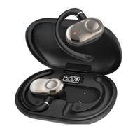 Louttary Cuffie Auricolari Wireless JM18 con Archetto Traduttore Open-Type Bluetooth 5.4 Auricolari Wireless Sportivi Open-Type Ear-Hook Neri