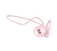 Louttary Cuffie Bluetooth A Conduzione Ossea per Sport All'Aperto, Comode e Pratiche da Indossare, Colore Rosa.