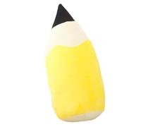 Louttary Cuscino peluche cuscino angolo lettura, cuscino per bambini, cuscino per l'inizio della scuola, cuscino regalo di compleanno, 50 cm, giallo
