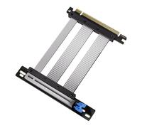 Louttary di Prolunga GPU PCI-e X16 5.0 A 180 Gradi, per Scheda Grafica PCI-e X16 5.0 PCIE, Estensione PCI Riser Shielded per ATX/ITX