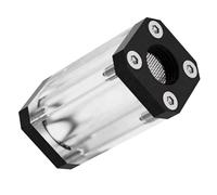 Louttary Filtro 2mm Chiave Esagonale Refrigeratore D'Acqua Doppio Interno G1/4 Filettatura Filtri Liquidi 40 Maglie Monofacciale Nero