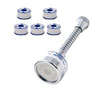 Louttary Filtro di montaggio per rubinetto, filtro acqua per lavabo, resistente agli spruzzi, connettore universale per rubinetto, casa, bagno, cucina