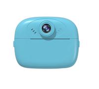 Louttary Fotocamera per bambini, stampa istantanea 48 milioni di fotocamere ad alta risoluzione, doppia fotocamera mini videocamera, stampa termica blu