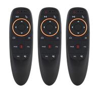 Louttary G10S 2.4G 3 pezzi Voice Air Flying Mouse Giroscopio Wireless Illuminazione Infrarossa TV Set Top Box Telecomando, Durevole e di pregevole fattura