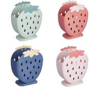 Louttary Gabbia per Bacchette, Cucina, Gabbia per Bacchette Multifunzionale In Piedi, Scatola per Bacchette di Scarico A Doppio Strato, Tubo per Bacchette In Plastica