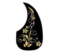 Louttary Goccia d'acqua tipo chitarra battipenna antigraffio in PVC classica tastiera antigraffio D