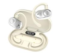 Louttary JM18 Cuffie con Traduzione A Gancio per L'Orecchio, Auricolari Aperti Bluetooth 5.4 A Rotazione Wireless per Lo Sport, Colore della Pelle
