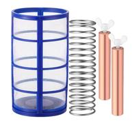 Louttary Kit di Ricambio Anodizzato In Rame da 6 Pezzi Include Anodi di Rame, Schermi per Cesti, Molle e per Ionizzatori Solari per Piscine