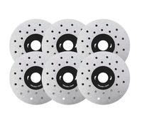 Louttary Lame per Seghe Smussate Diamantate per Taglio e Levigatura di Piastrelle e Marmo, Reshline Rock Slab Flat Cutting Piece, Confezione da 6