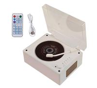 Louttary Lettore CD Retro Ricaricabile Compatibile con Bluetooth 5.1 in Legno Lussuoso, con Rifiniture Artigianali Raffinate. Connessione Wireless e Via Retro.