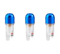 Louttary Mini Filtro Aria per Aerografo, Blu, Separatore di Acqua, Umidità e Olio, 3 Pezzi