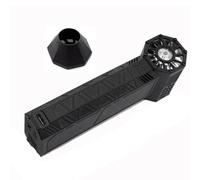 Louttary Mini ventola, ventola turbo piccola, 120.000 min, ventola turbo volent, 3000 mAh, ventola turbo senza fili per tastiera PC, fotocamera, nero, facile da usare