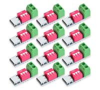 Louttary Modulo Scheda Trigger USB-C PD PD/QC Decoy Ricarica Rapida USB Type-C A 12 V Caricabatterie Ad Alta Velocità Potenza di Uscita Boost 12 Pezzi