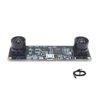 Louttary Modulo Telecamera 100 Gradi OV9732 1MP 2.1mm Modulo Telecamera Doppia A Manuale per WinXP/7/8/10 Linux/Android