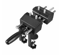 Louttary Morsetto da tavolo da 120 mm, girevole a 360°, morsa regolabile, banco da lavoro, morsa da tavolo, robusto strumento manuale