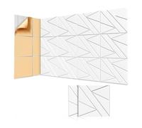 Louttary Murali Autoadesivi Insonorizzati da 8 Pezzi, In Schiuma Fonoassorbente 12x12x0,47 Pollici per Decorazioni per Ufficio, Studio Domestico,