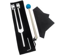 Louttary OTTO128HZ - Set di forchette per la guarigione dei chakra, per mantenere corpo, mente e anima in perfetta armonia, lega di alluminio argentata
