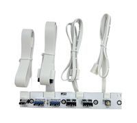 Louttary Pannello Frontale USB 3.0 Pannello IO 2 Porte USB3.0+2 Porte USB2.0+1 Porta Type-C 20G+Interruttore LED per Chassis Computer Desktop