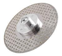 Louttary per Circolare Diamantata Brasata Vuoto M14, Disco A Doppia Faccia, Taglio di Marmo, Cemento, Piastrelle di Ceramica 125 mm