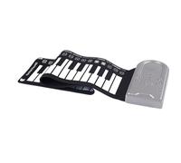 Louttary Pianoforte A Mano A 49 con Altoparlante Pianoforte Portatile Pieghevole per Bambini Strumento Didattico per Pianoforte