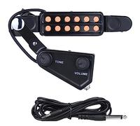 Louttary Pickup a 12 fori per chitarra acustica, pickup foro, magnetico, fader, audio, parti di chitarra e accessori