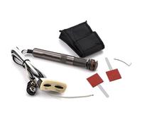Louttary Pickup per chitarra acustica, terminale per kit pickup piezoelettrico JACk con controllo del volume per chitarra folk acustica