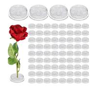 Louttary Portagilli per fiori in plastica, composizione floreale, decorazioni giapponesi, attrezzi per fiori solidi, composizione floreale, 4 pezzi, facile da usare