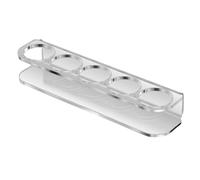 Louttary Rack per Riporre Le Fiale di Insulina, Supporto Organizer A 5 Scomparti, Adatto per Fiale Standard da 10 Ml U-100, Acrilico Resistente, Salvaspazio, 1 Confezione
