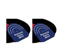 Louttary Record Mitt 2 Pezzi Record Cleaner Handler Mitt per Dischi in Vinile LP - Accessori per la Pulizia dei Dischi in Vinile - Blu