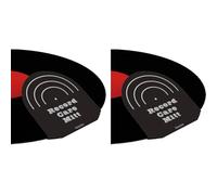 Louttary Registra Mitt 2pz Accessori per Giradischi per I Dischi in Vinile Accessori per la Pulizia dei Dischi Neri