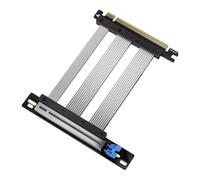 Louttary Riser PCIE X16 5.0 Scheda Grafica PCI-e X16 5.0 GPU Estensione PCI Riser Extender Schermato per ATX/ITX 90 Gradi B