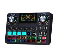 Louttary Scheda Audio Elettronica F668 Electronic Tone Sound Card F668 Live Sound Card Scheda Audio per Live Streaming e Registrazione