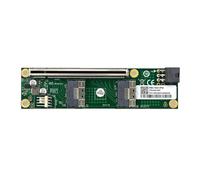 Louttary Scheda di Conversione PCle 4.0 SFF-8654, Convertitore PCIe 4.0 A SFF-8654, Scheda Adattatore SFF-8654 A PCIe 4.0 X16