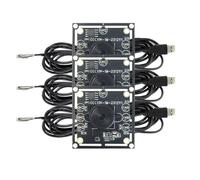 Louttary Set di 3 Pezzi 100 Gradi 1MP OV9732 1280x720 USB Gratuito per WinXP/7/8/10