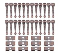 Louttary Set di 36 pezzi in lega di stile Bolo Tie Findings per Bolo Tie, Bolo Tie Slider, chiusura a cursore Bolo Tie per lavori di bricolage, decorazione abbigliamento.
