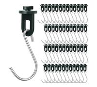 Louttary Set di 50 ganci per serra a forma di serra, con set di ganci per appendere piante all'aperto in giardino.