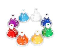 Louttary Set di 8 orologi da polso diatonici, campane, campane, giocattoli da regalo per bambini, melodia