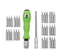 Louttary Set di cacciaviti 32 in 1, strumento di manutenzione di smontaggio digitale, adatto per computer mobili, antiscivolo, durevole e facile da usare.