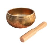 Louttary Set di campane tibetane per meditazione, in rame, per yoga, meditazione, consapevolezza, guarigione e bilanciamento dei chakra