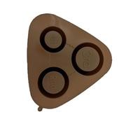 Louttary Stampo per cubetti di ghiaccio a cilindro cavo in silicone per la produzione di ghiaccio a cilindro cavo, stampo per cubetti di ghiaccio B