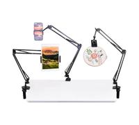Louttary Supporto per tablet adatto per l'installazione desktop con rotazione a 360°, supporto per telaio da ricamo, supporto per scrivania da ufficio B, facile da usare