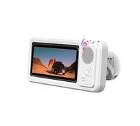 Louttary Supporto per Telefono da Doccia con Altoparlante Bluetooth, Touch Screen Impermeabile IPX4 per Doccia e Bagno. Colore:
