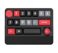 Louttary Tastiera Meccanica Wireless con Macro Definite e Joystick A 3 modalità con RGB, Intercambiabile A Caldo per Il Gioco Meccanico.