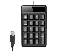 Louttary Tastiera numerica multifunzione portatile, computer USB, contabilità finanziaria, mini tastiera con cavo