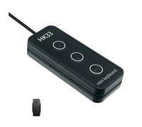 Louttary Tasto macro USB a 3 tasti, tastiera USB, supporta più piattaforme, portatile, mini tastiera personalizzata, nero