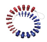 Louttary Tester filettato per viti e dadi - 26 pacchetti tester filettatura, tester per viti e dadi - 14 e 12 misure metriche